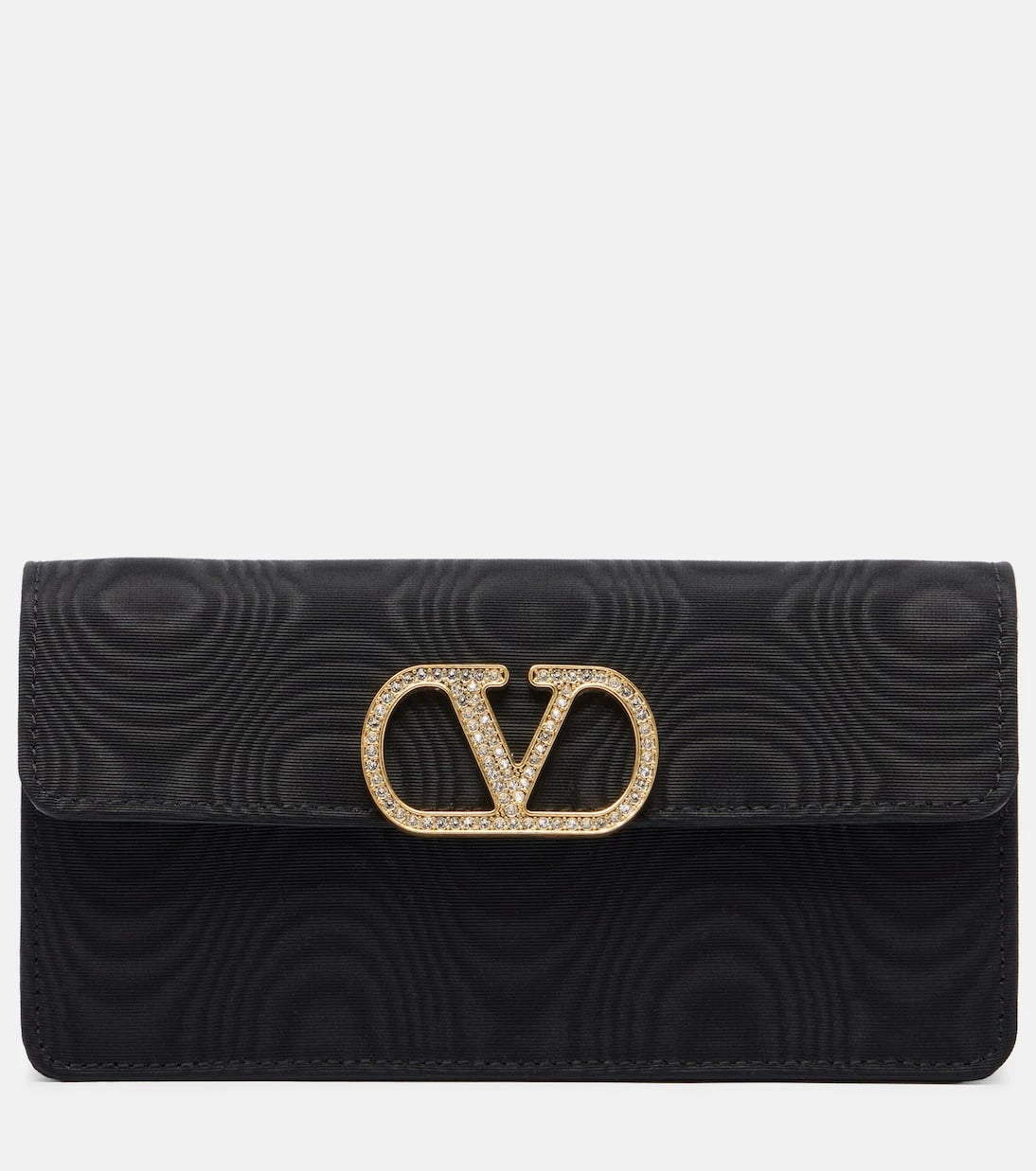 Valentino Garavani - VLogo Mini moire clutch