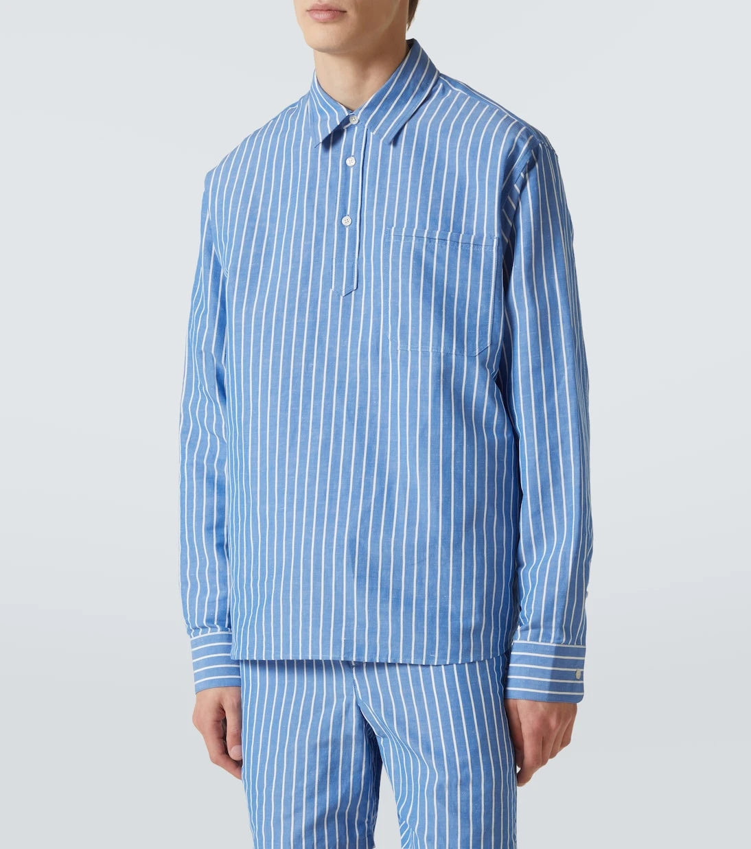 Orlebar Brown - Striped linen and cotton shirt