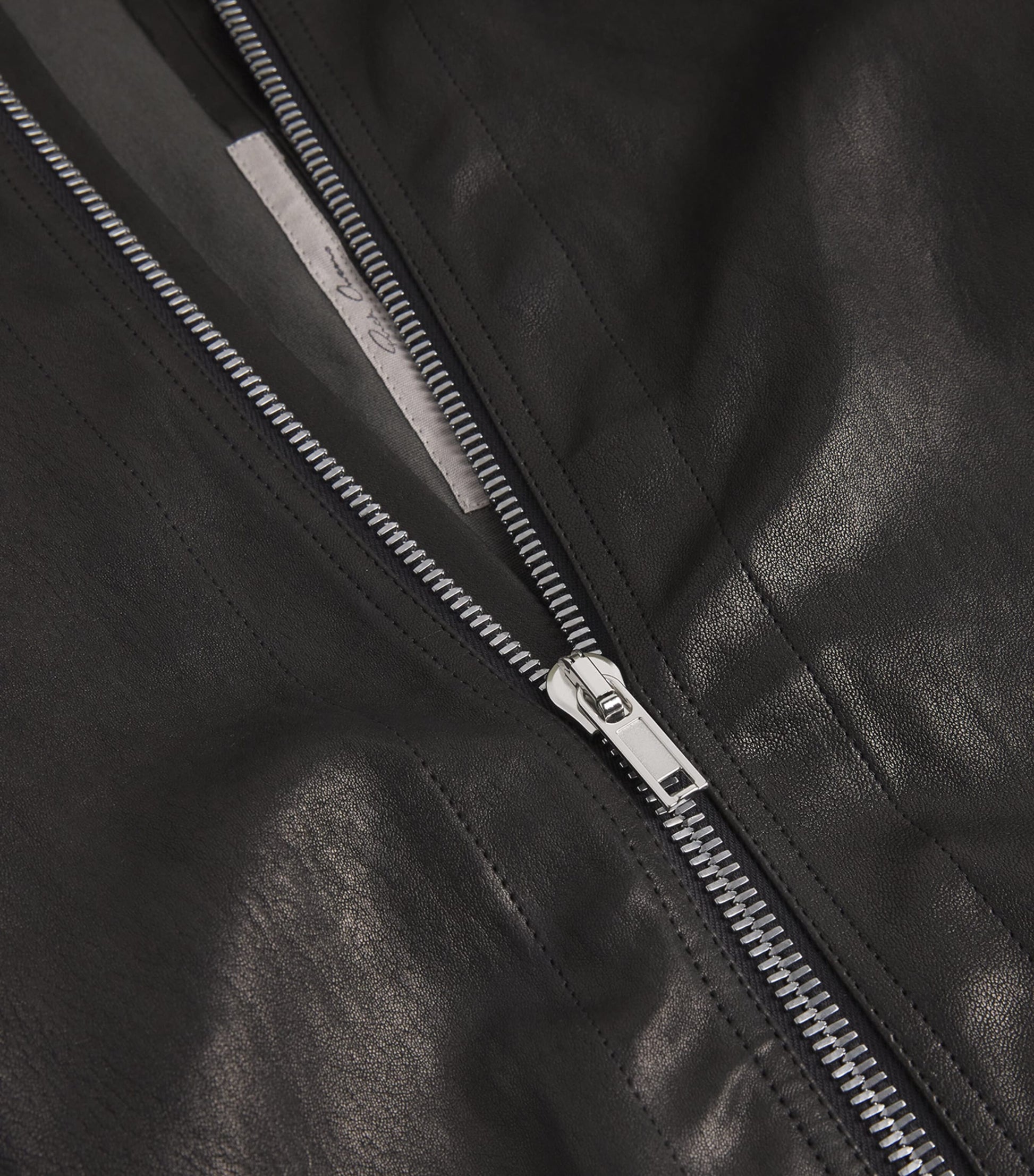 Rick Owens Black Lamb Leather Gary Jacket