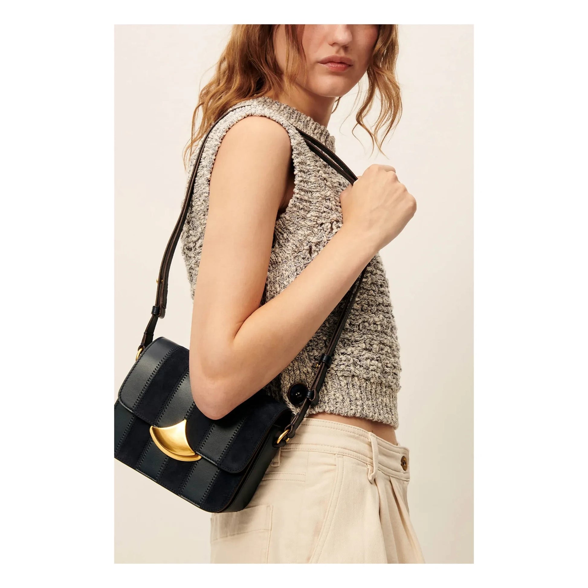 Sessùn - Maranhao Sleeveless Sweater | Grey blue