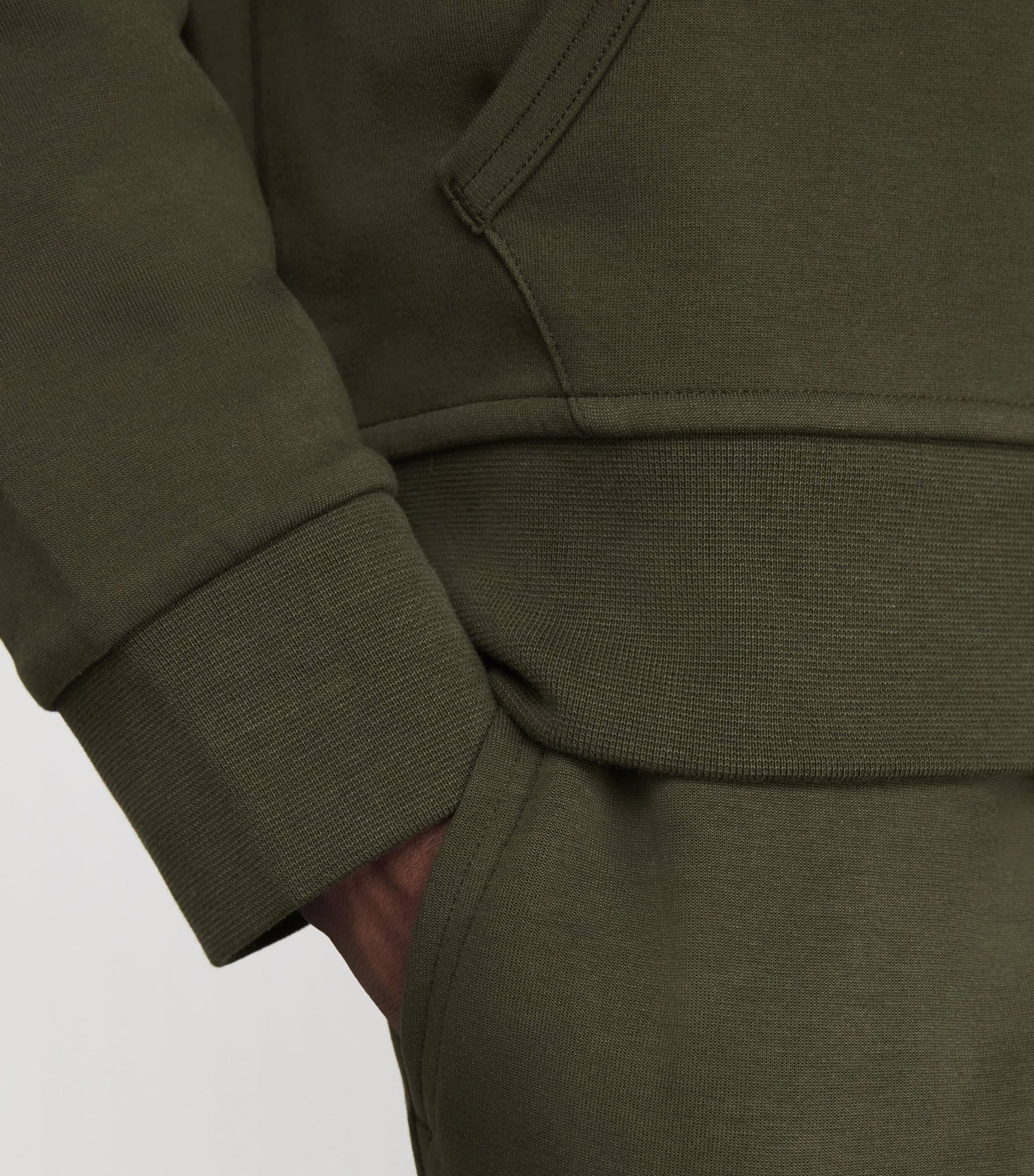 Polo Ralph Lauren Green Tech Knit Zip-Up Hoodie