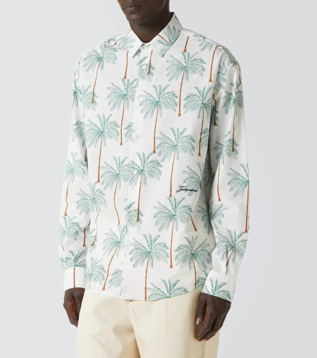 Jacquemus - Simon printed cotton shirt