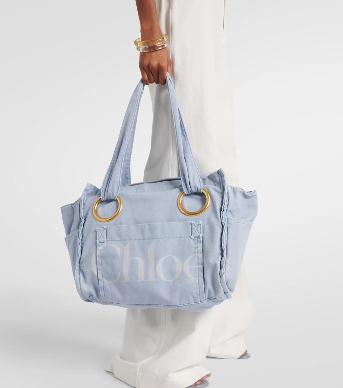 Chloé - Chloé Plage logo tote bag