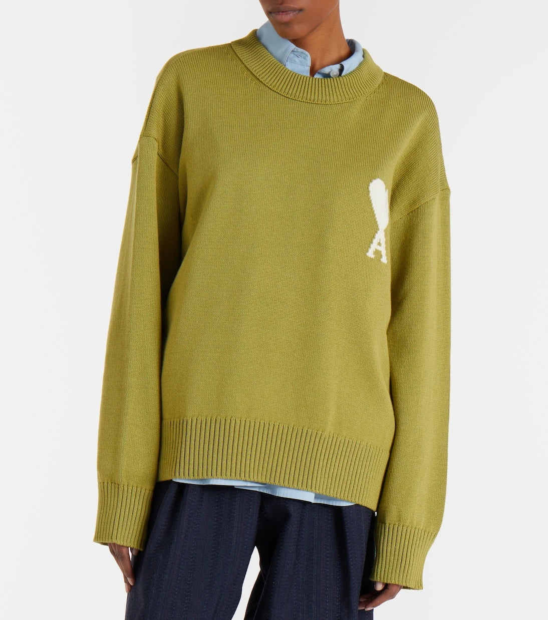 Ami Paris - Ami De Cœur wool and cotton sweater