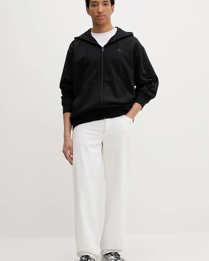 adidas Originals суичър с цип и качулка мъжки с памук