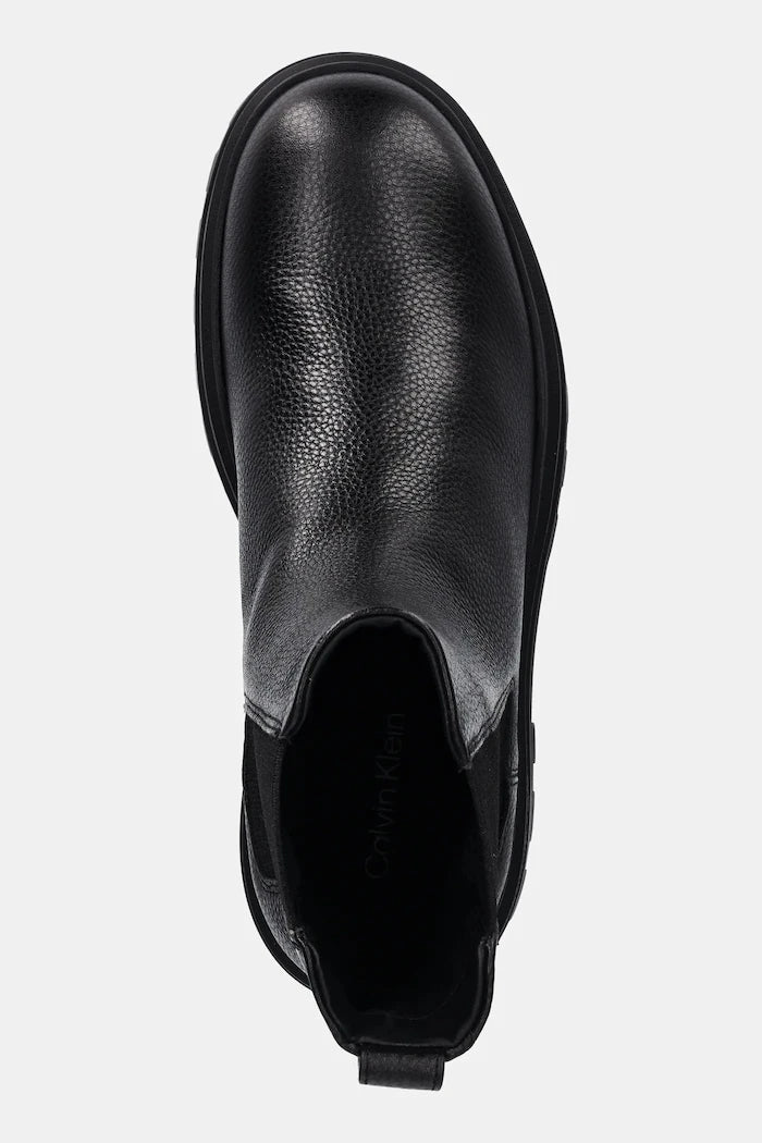 Кожени боти челси Calvin Klein LUGGED CHELSEA BOOT HIGH LTH