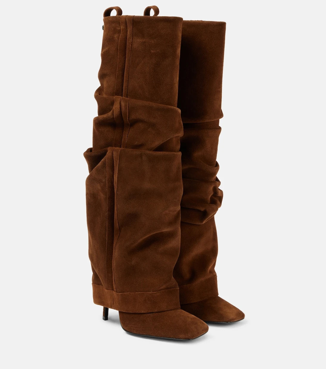 The Attico - Rea suede knee-high boots