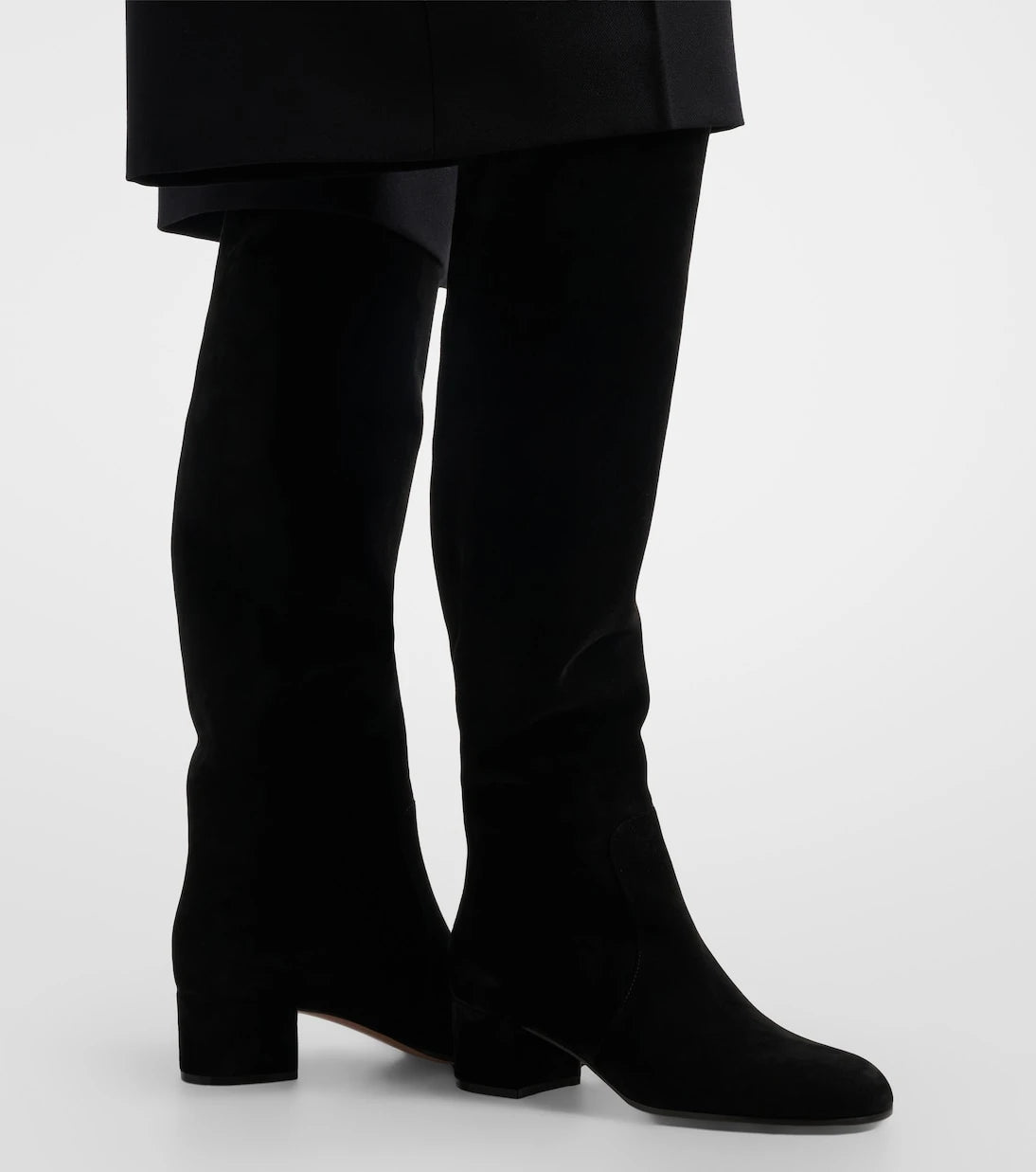Gianvito Rossi - Suede knee-high boots