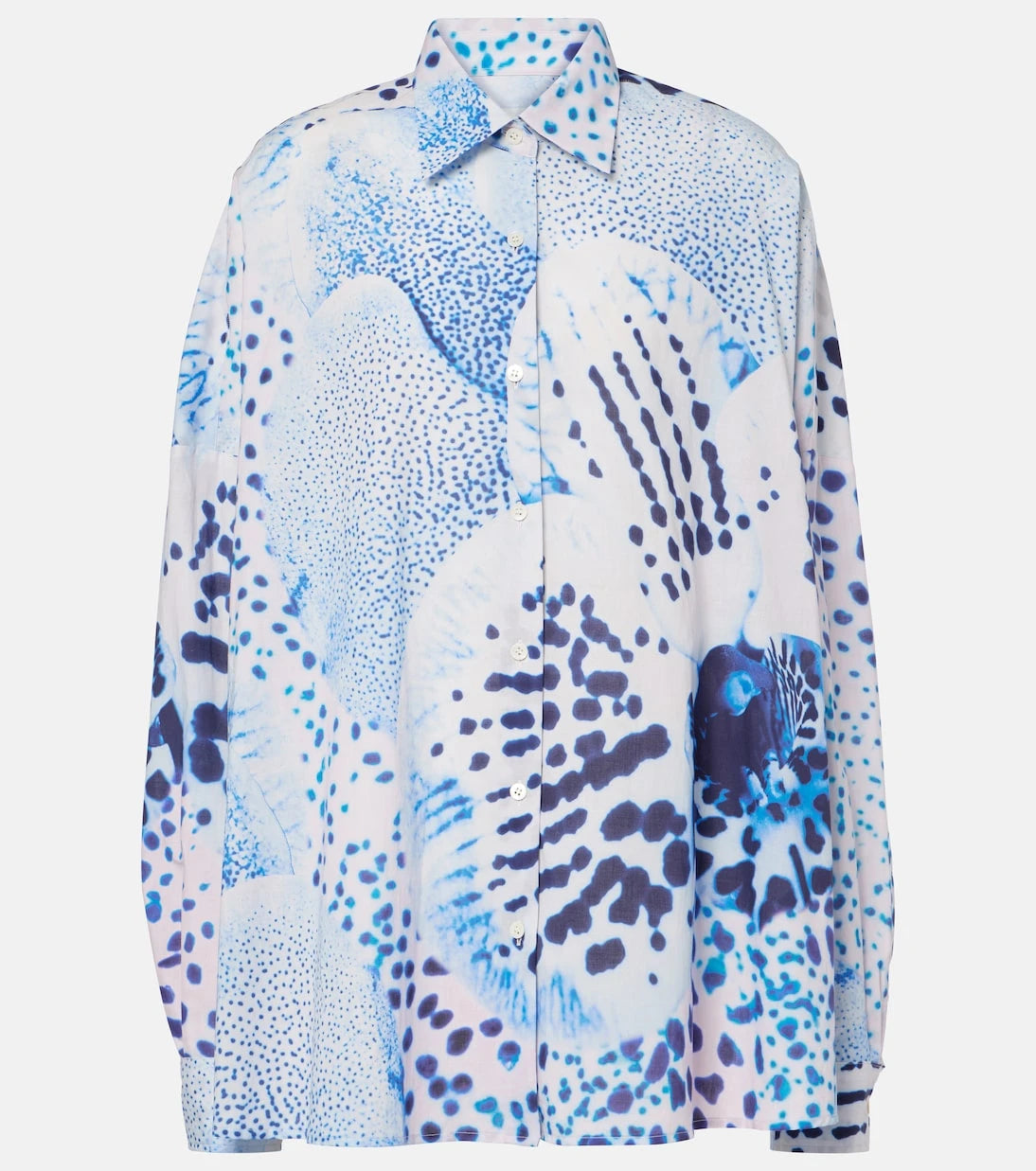 Dries Van Noten - قميص قطني مطبوع