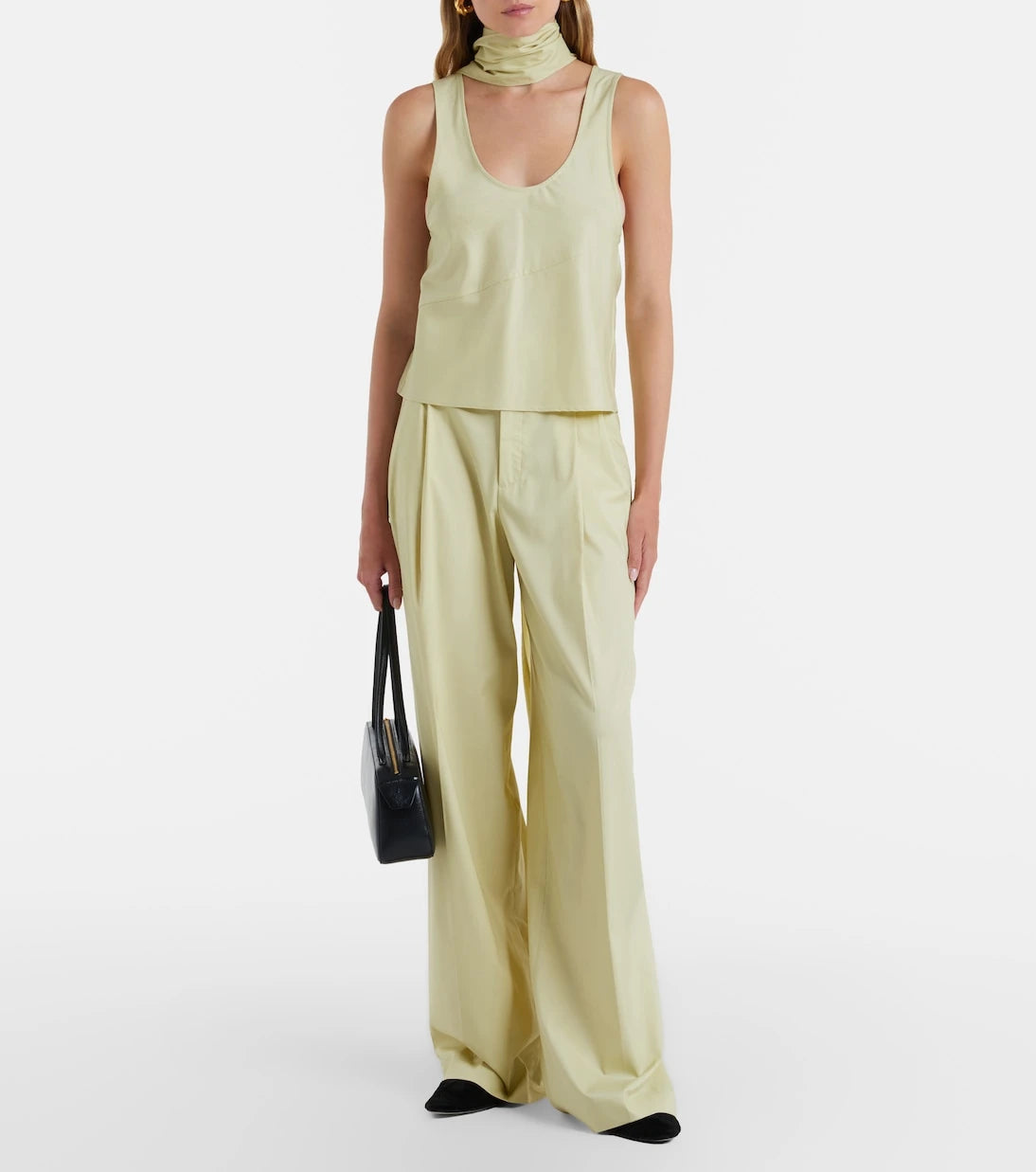 Aya Muse - Olena scarf-detail top