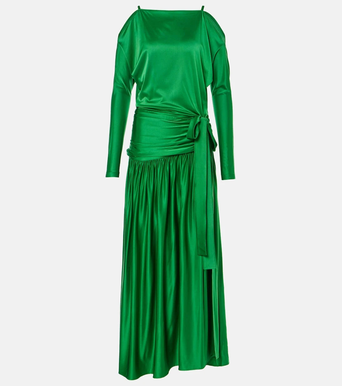 Rabanne - Gathered satin gown