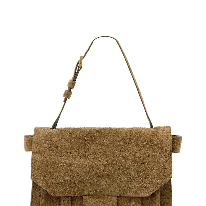 Чанта от набук AllSaints URSA