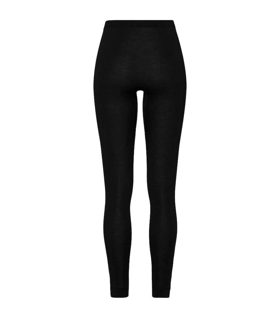Hanro Black Silk-Cashmere Leggings