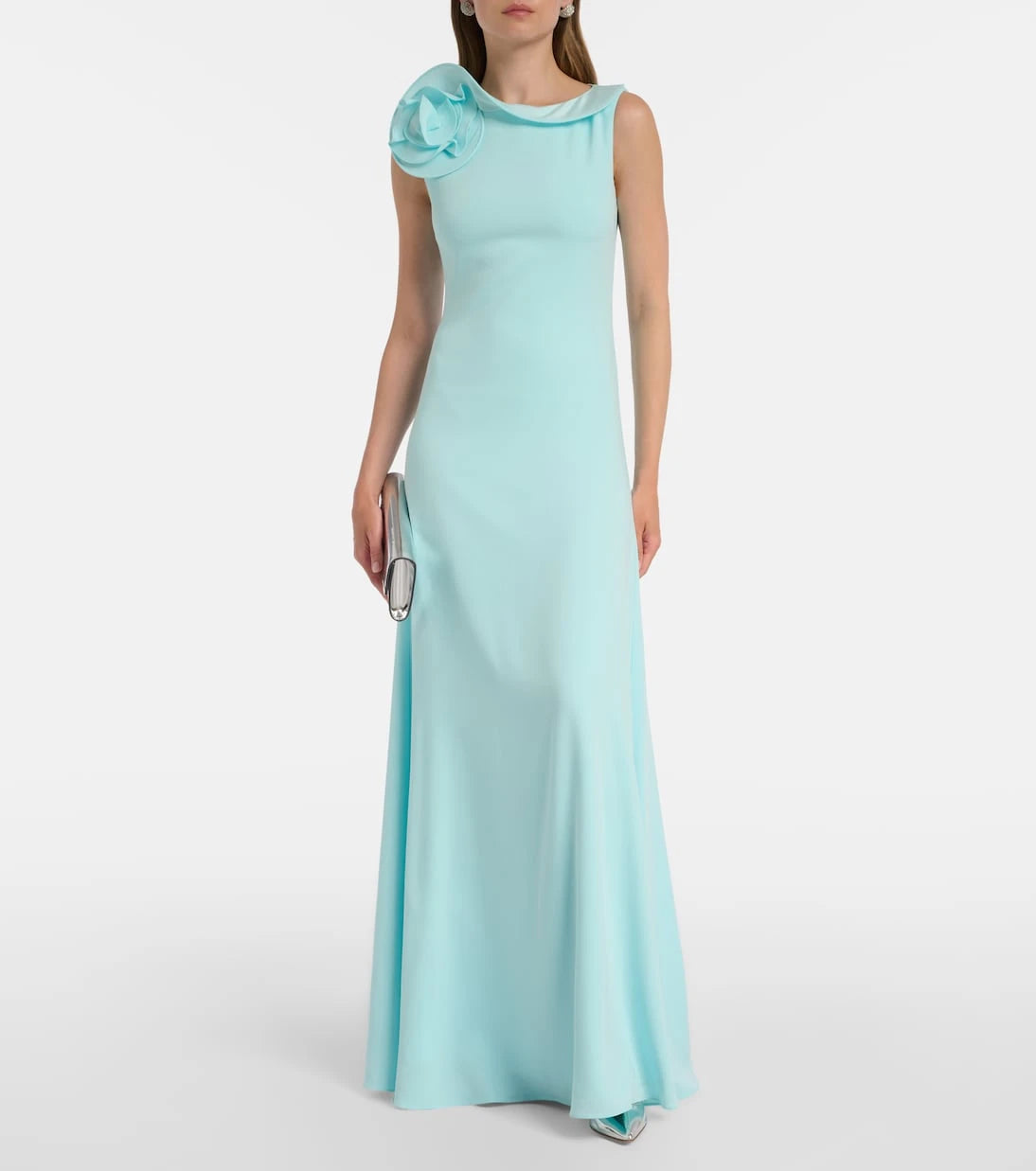 Roland Mouret - Floral-appliqué gown