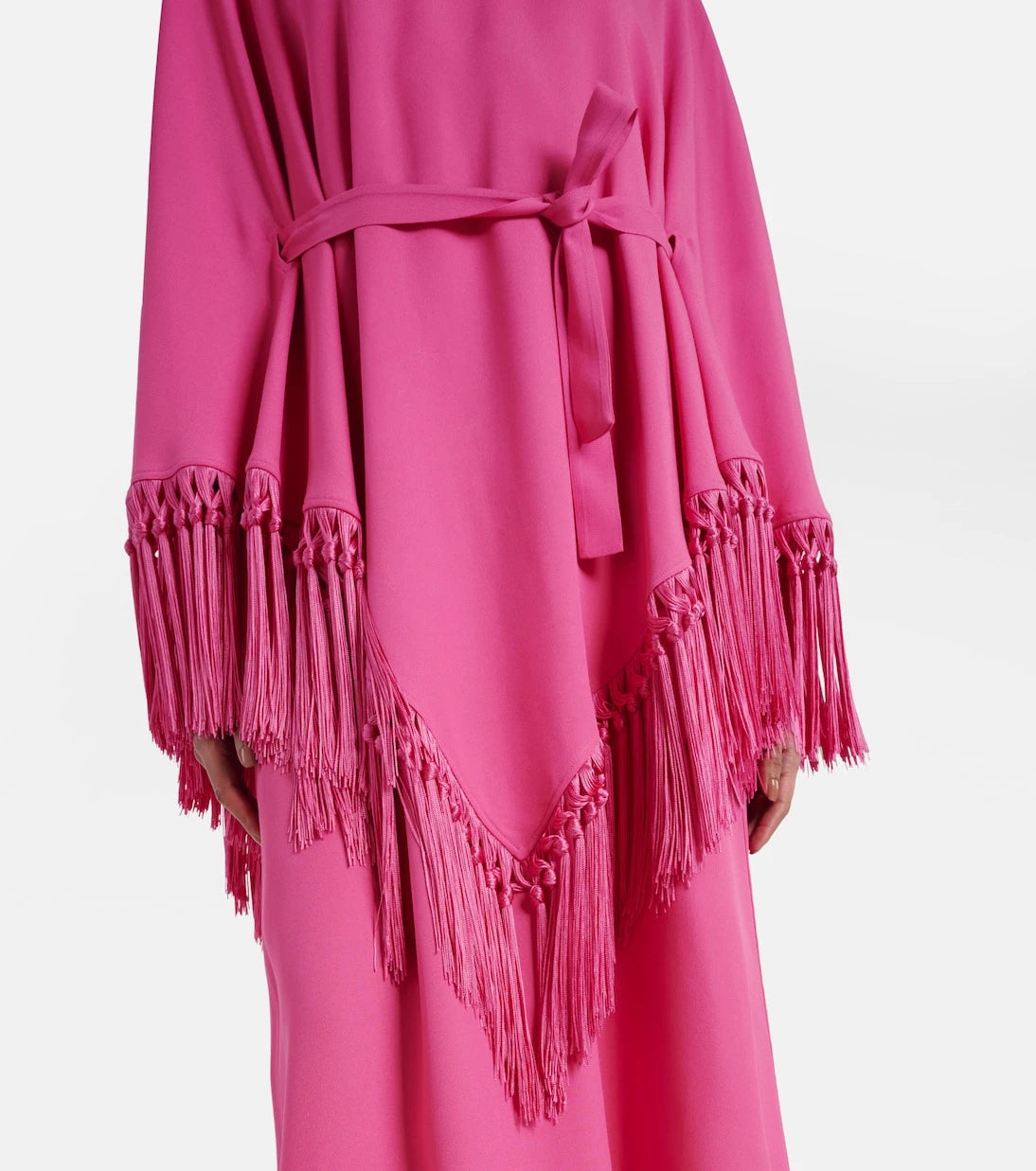 Taller Marmo - Fringed crêpe cady kaftan