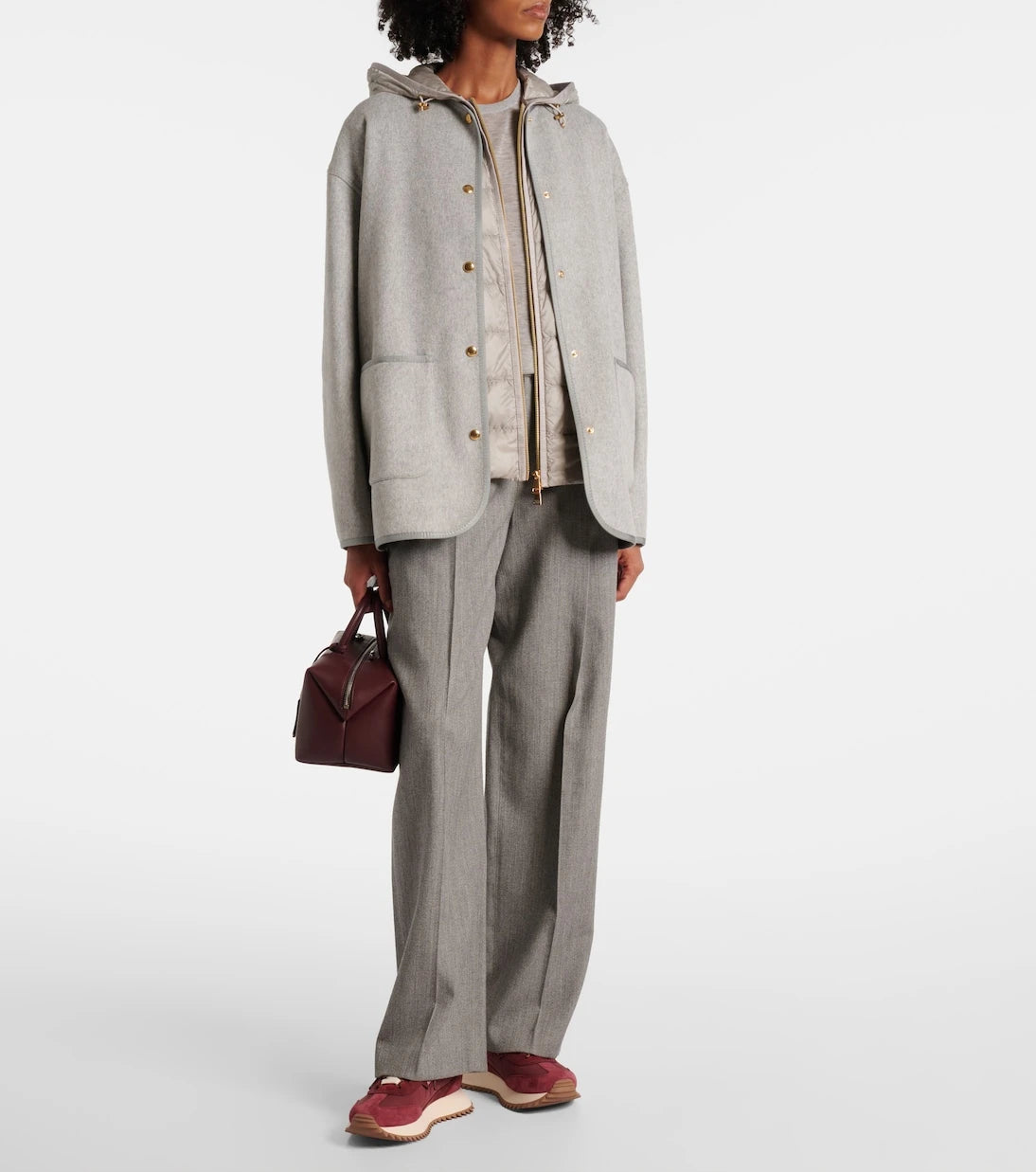 Moncler - Wool and cashmere down jacket
