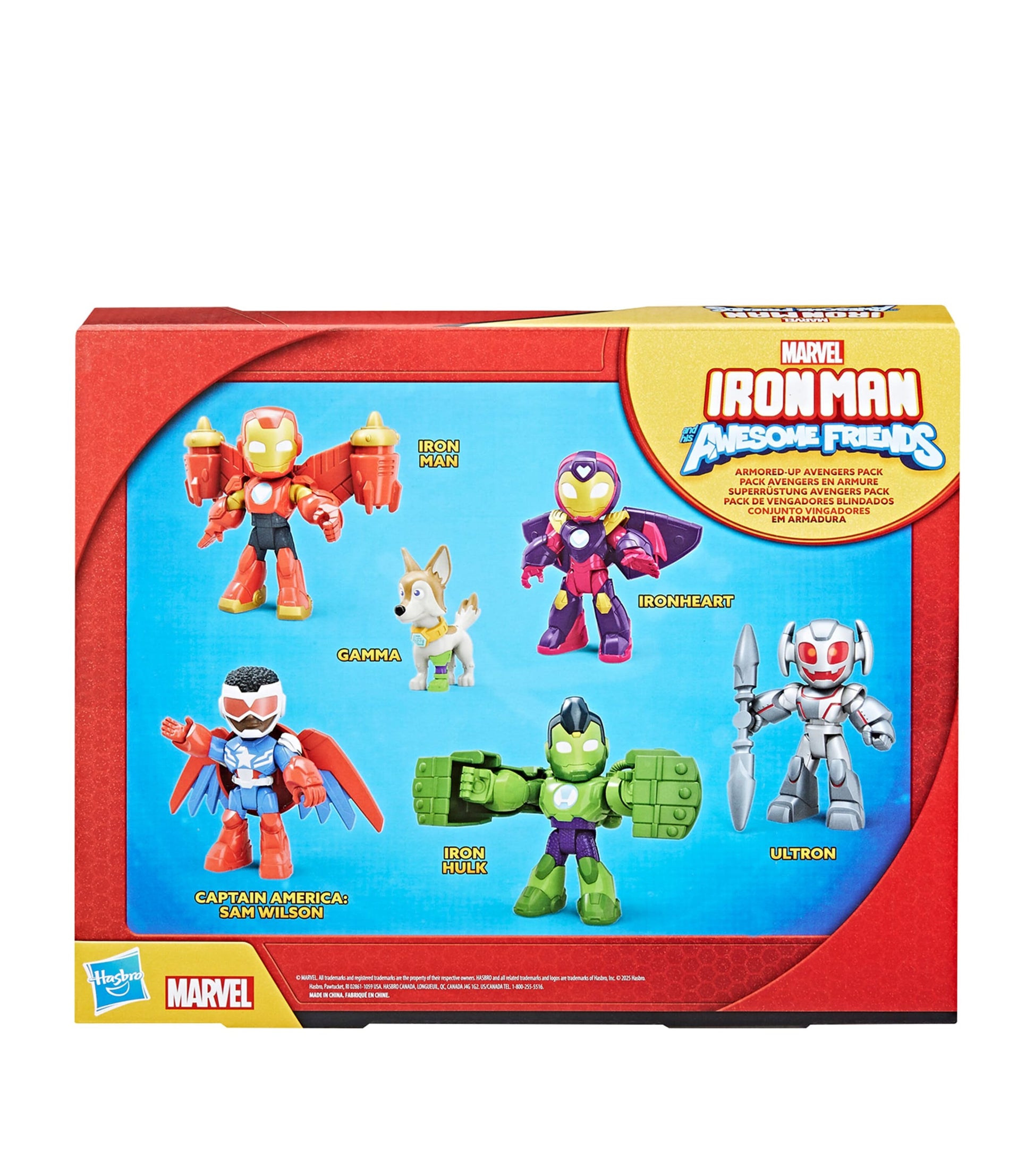 Marvel Iron Man and Armored-Up Avengers Figurine Set