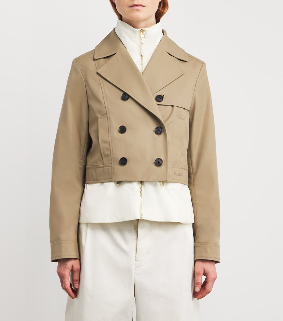 Brown Aline-Co Trench Jacket