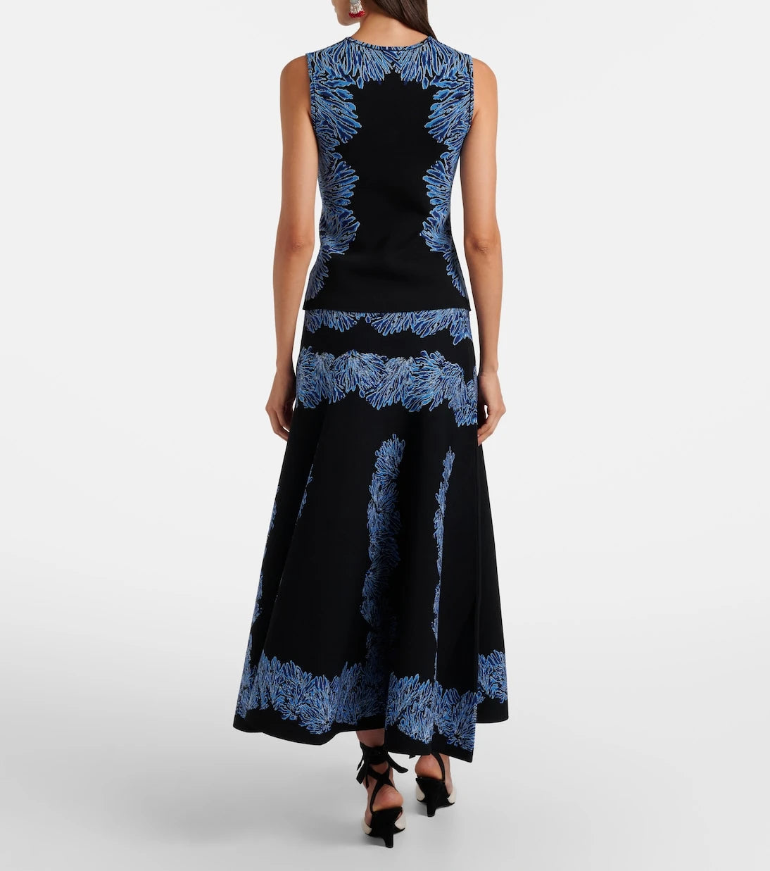 Ulla Johnson - Alessia knitted jacquard midi skirt