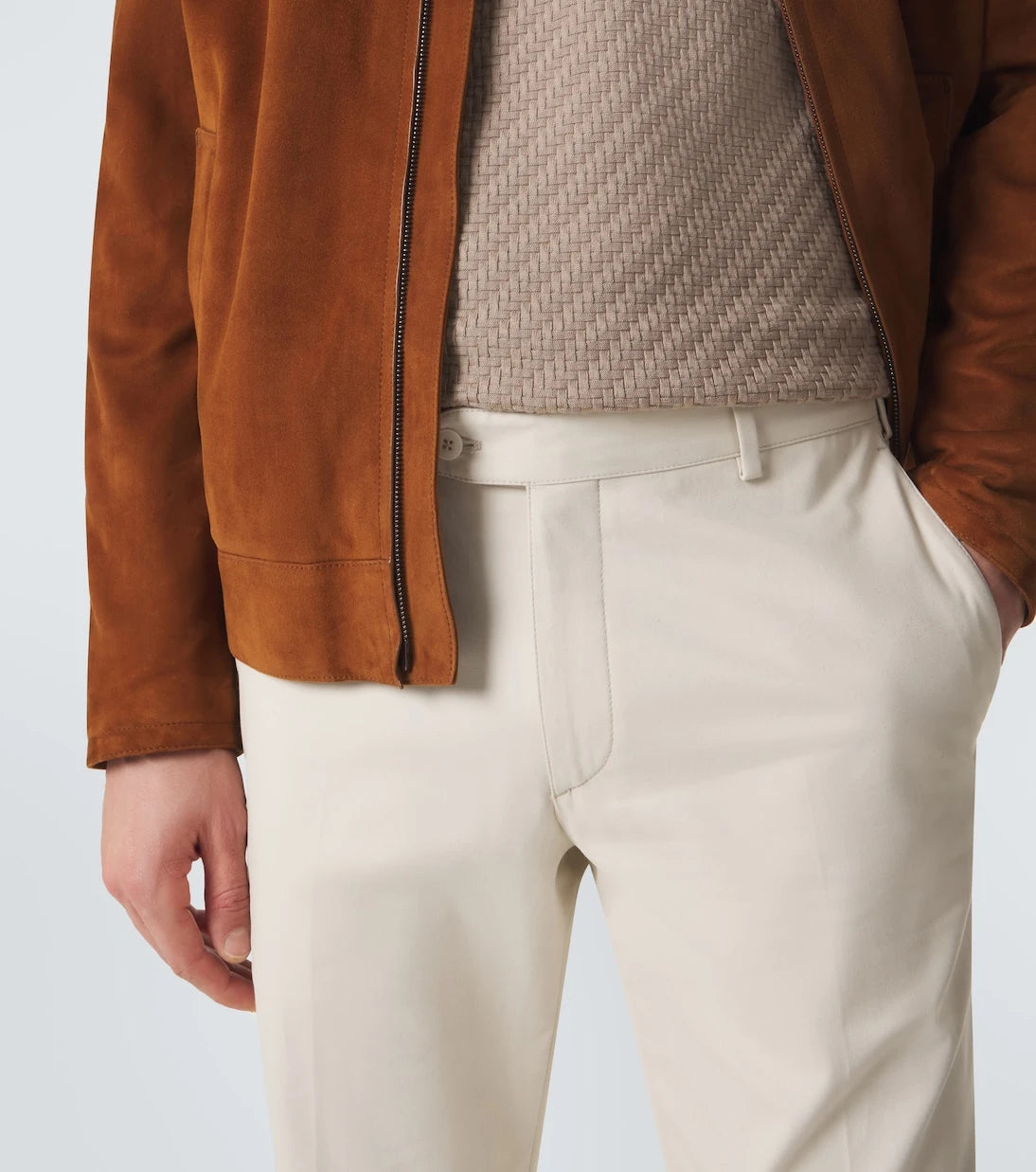 Brioni - Cotton-blend straight pants