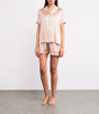 Harrods Pink Silk Short Pyjama Set