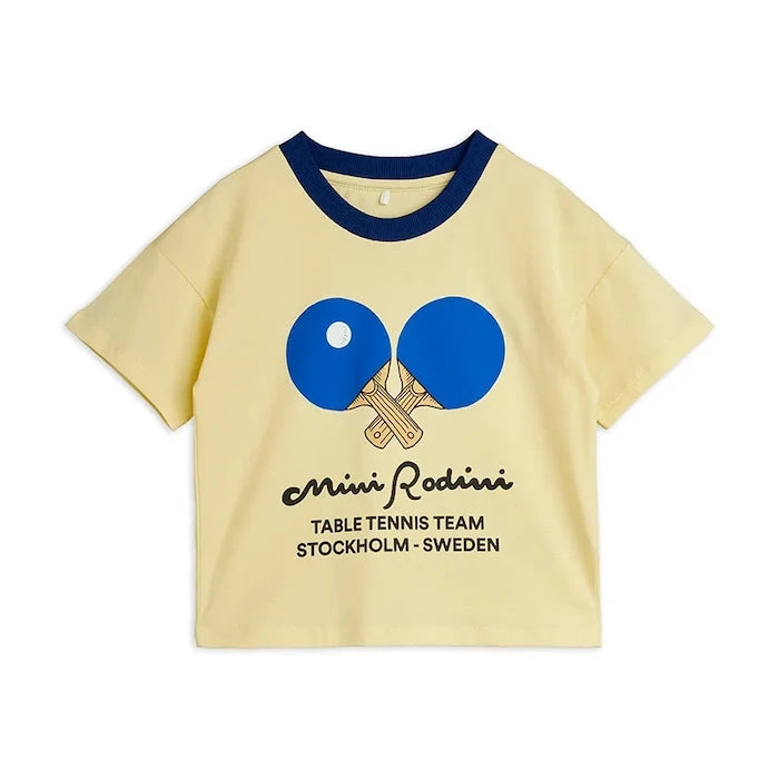 Mini Rodini тениска за деца от памук Table tennis
