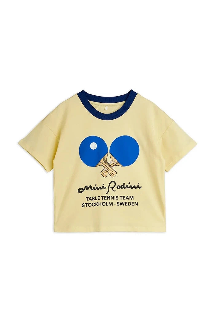Mini Rodini тениска за деца от памук Table tennis