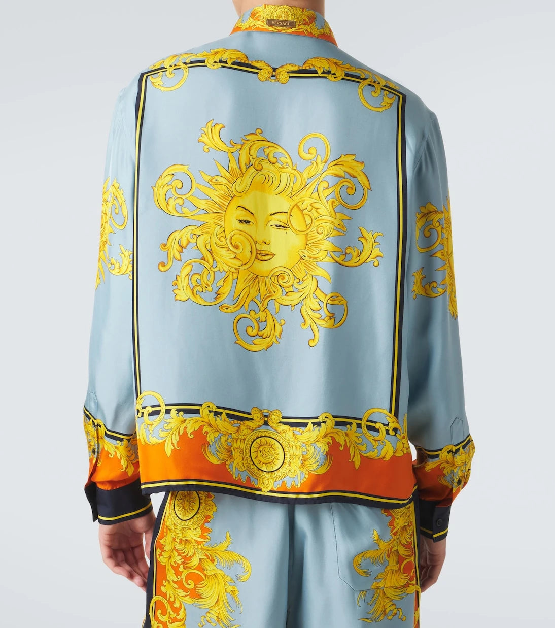 Versace - Printed silk shirt
