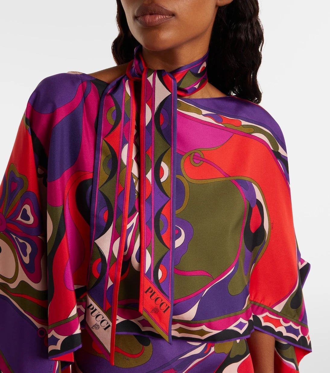 Pucci - Iride silk twill scarf