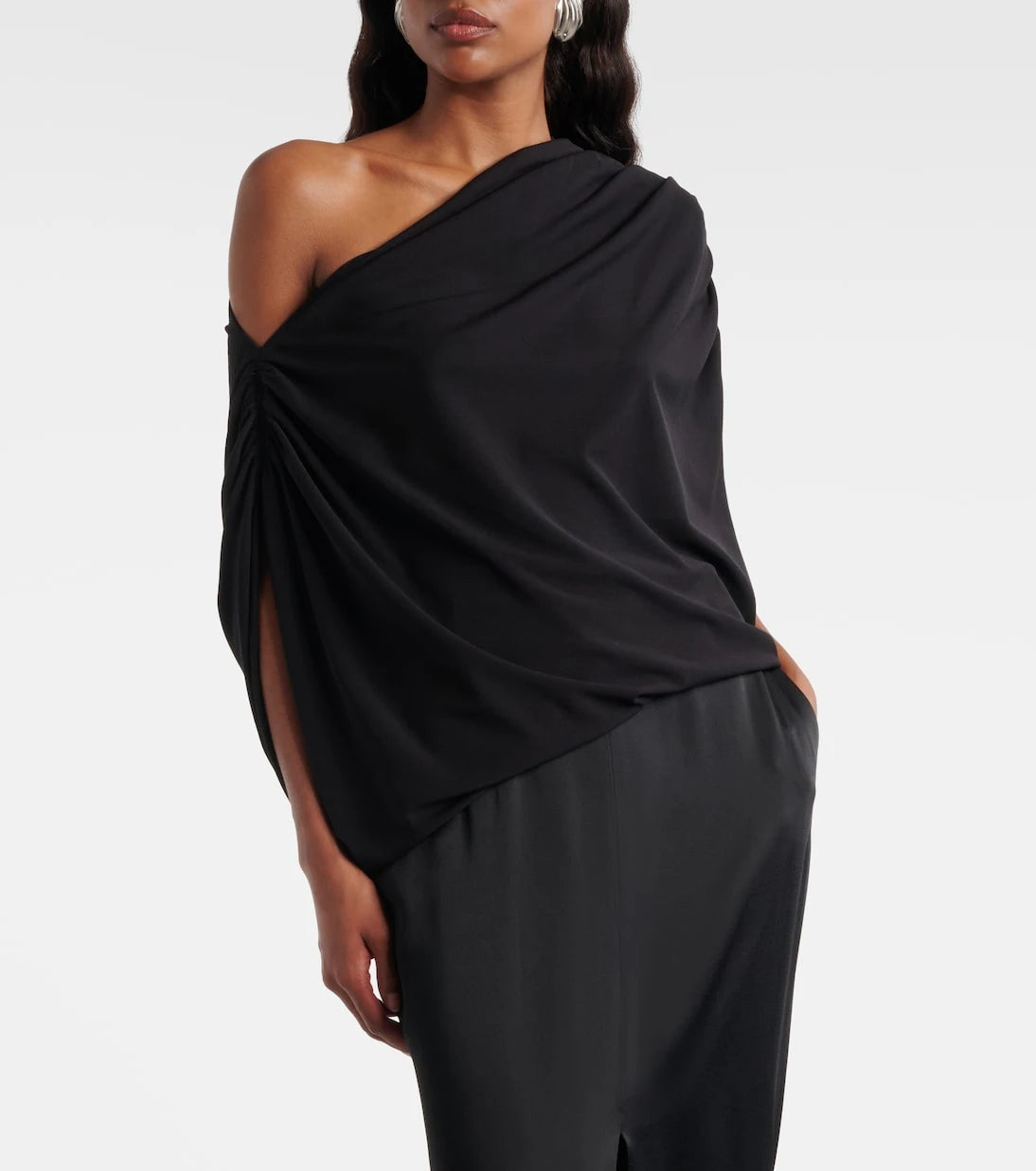 Wolford - Draped off-shoulder bodysuit