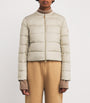 Moncler Beige Wool-Trim Mauvezin Puffer Jacket