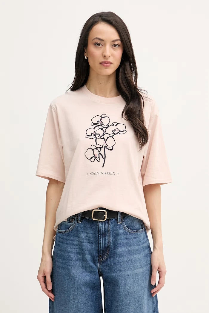 Calvin Klein Jeans тениска дамска от памук
