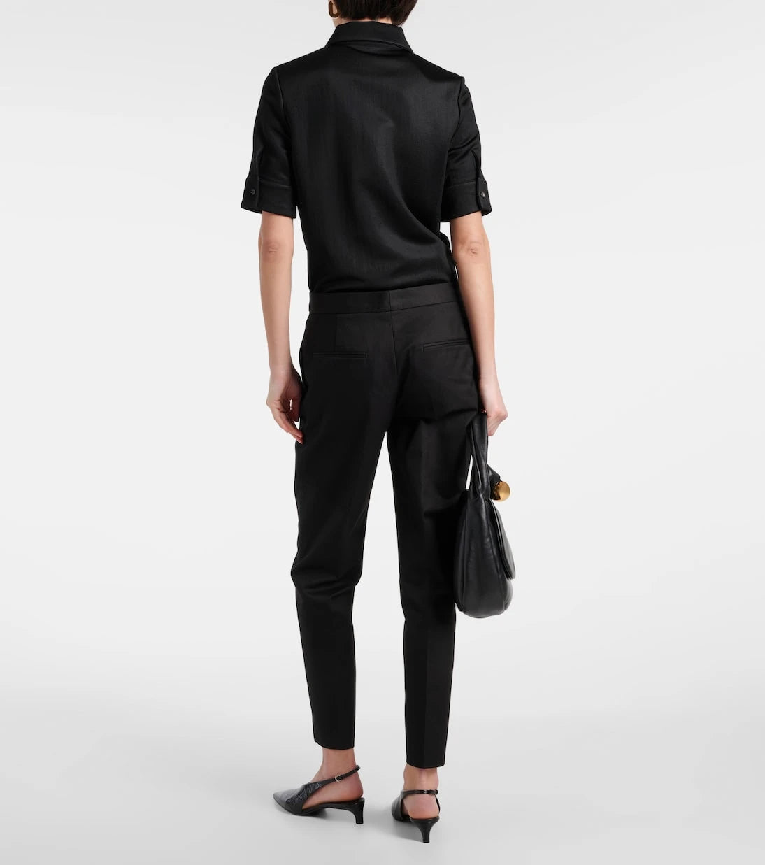 Jil Sander - Pamuk gabardin pantolon