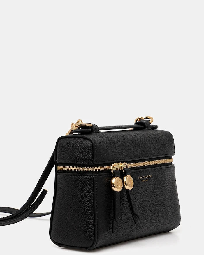 Кожена чанта Tory Burch Romy Slim