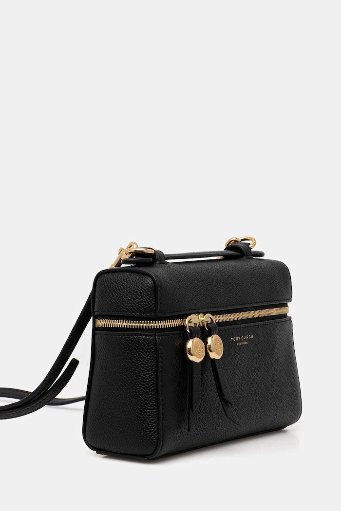 Кожена чанта Tory Burch Romy Slim