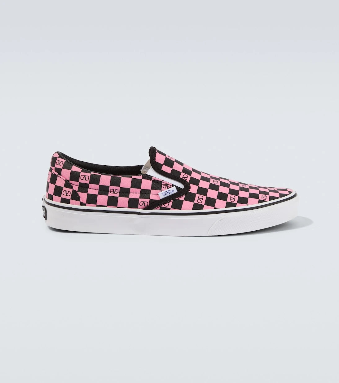 Valentino Garavani - x Vans VLogo checked slip-on shoes