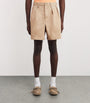 Cotton Pleated Cormac Shorts