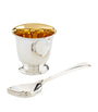 Sterling Silver Egg Cup and Spoon in Presentation Case