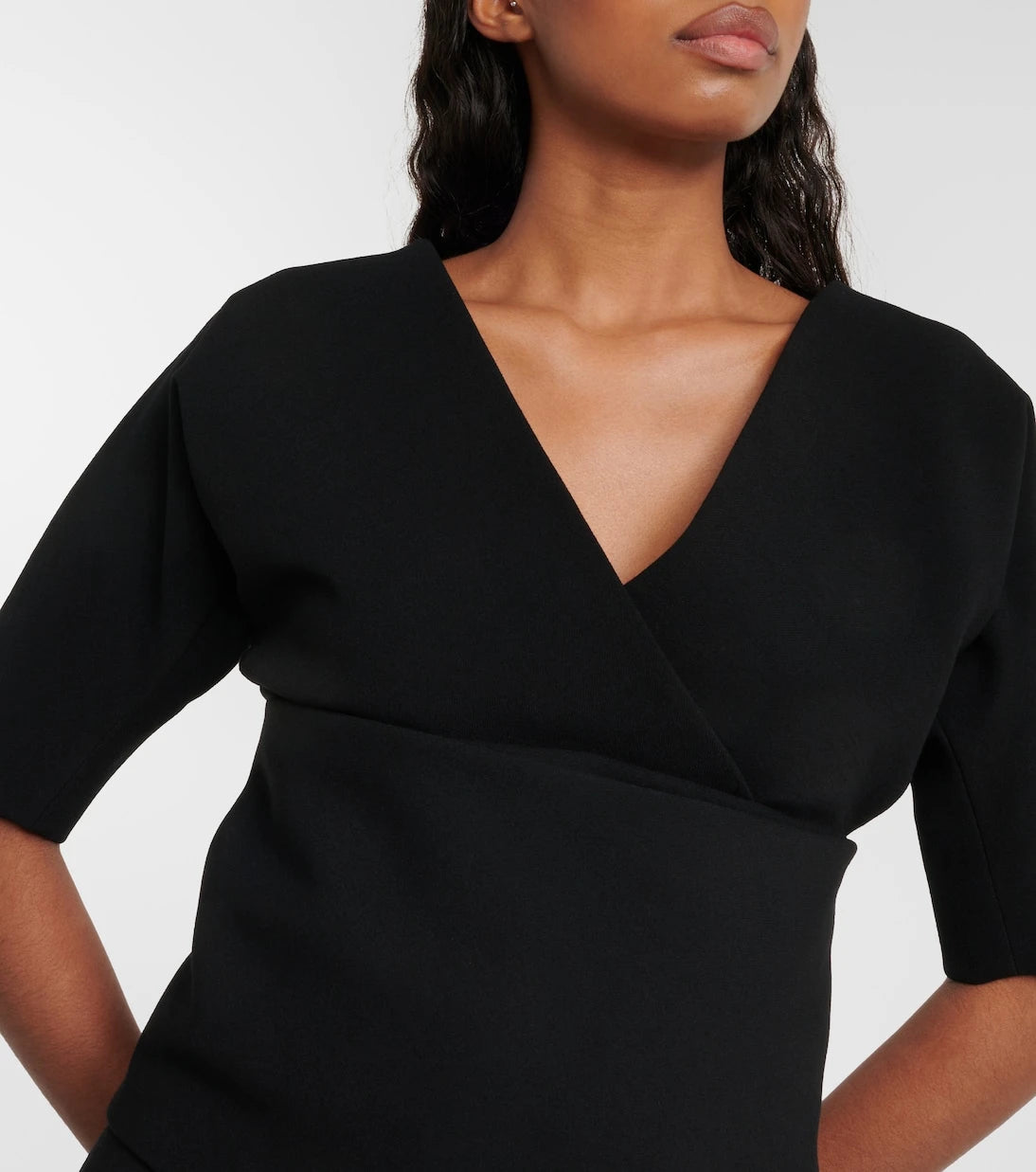 Ferragamo - Wool-blend gabardine top