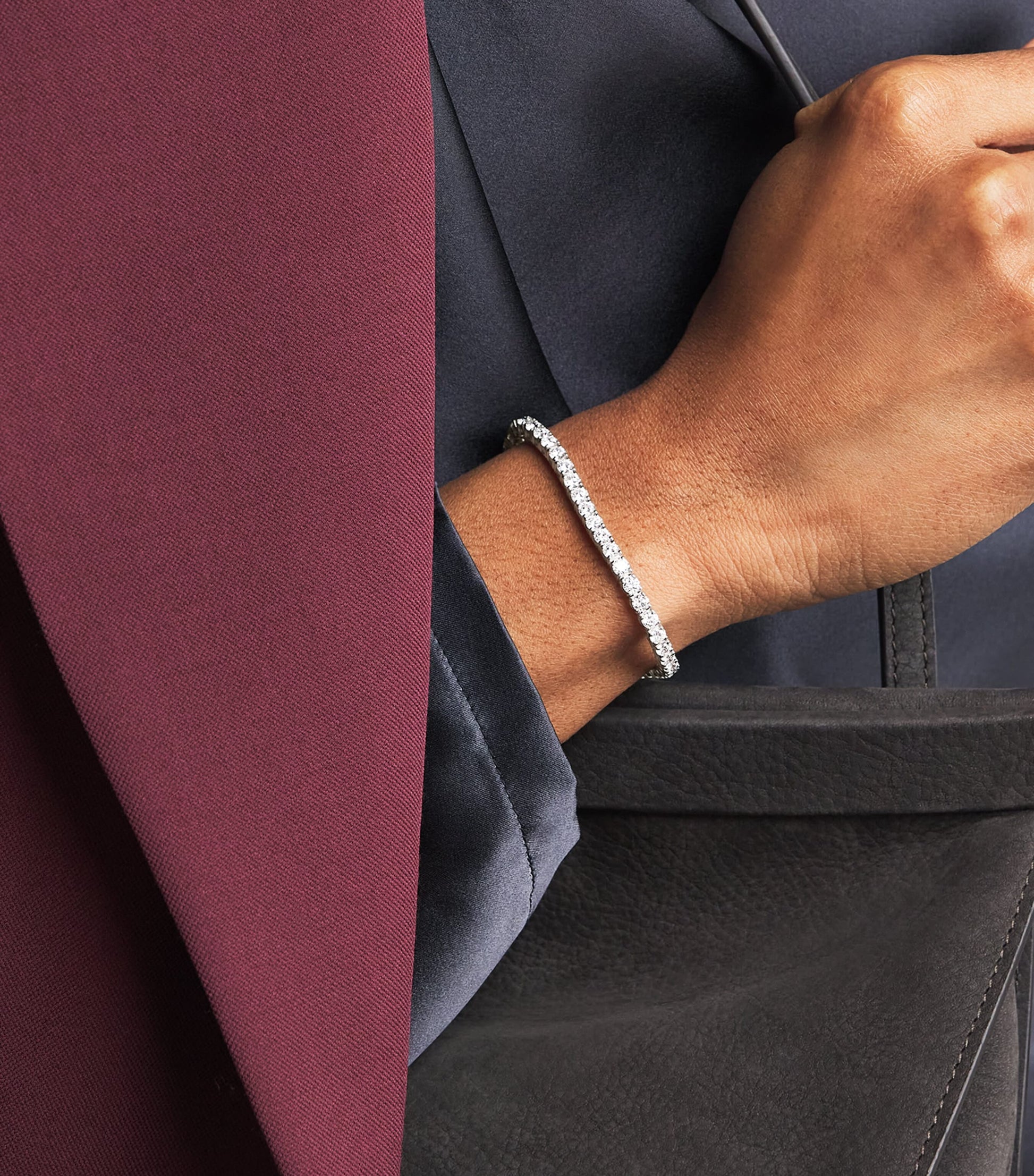 White Gold and Diamond Tennis Bracelet (6.00ct)