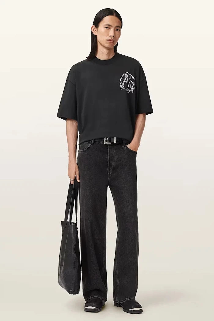 Памучна тениска AllSaints ANATOMICA