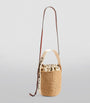 Brown Small Woody Basket Bag