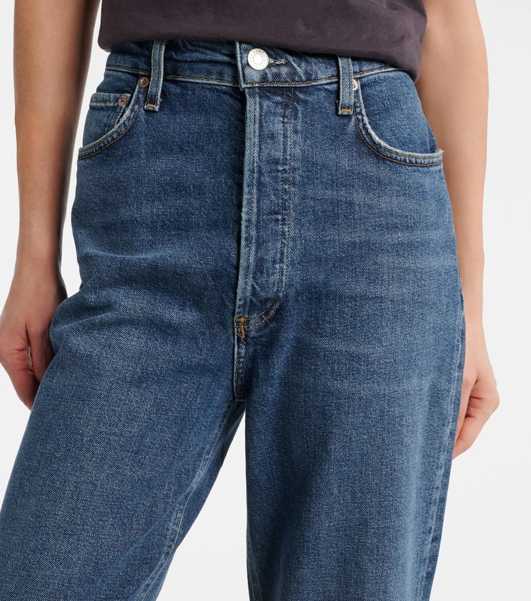 Agolde - '90s Pinch Waist Crop straight jeans