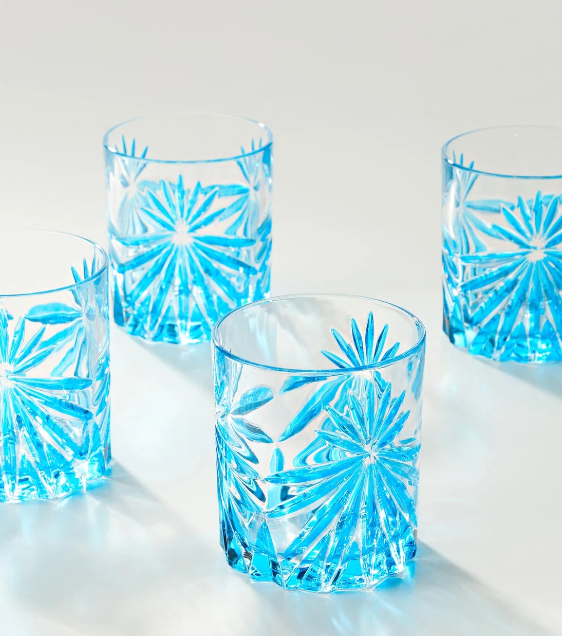 Les-Ottomans - Set of 4 crystal tumblers
