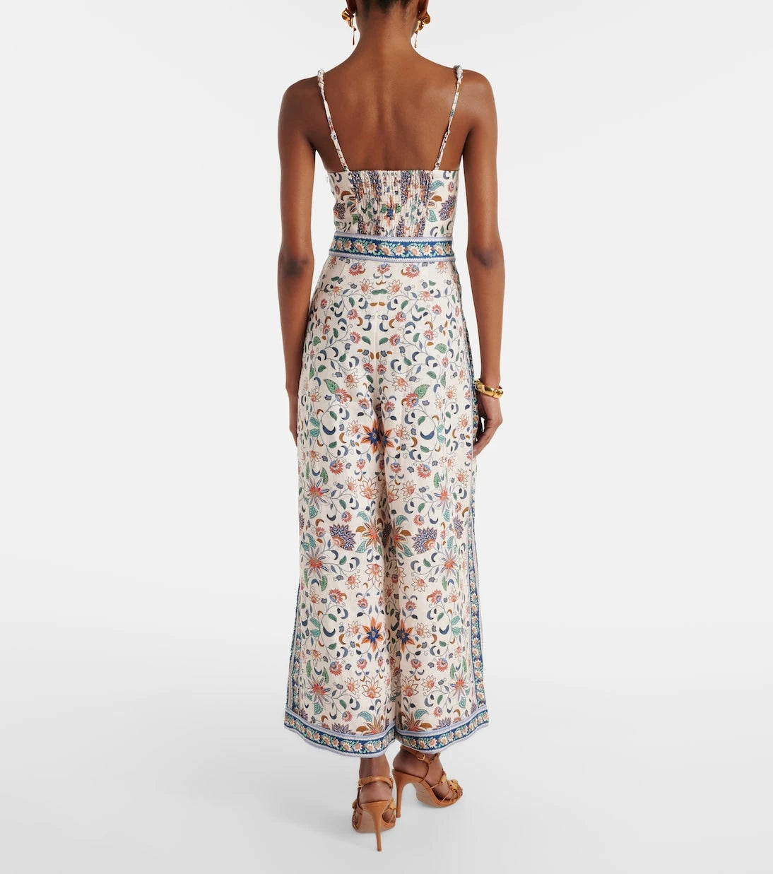 Farm Rio - Delhi floral linen jumpsuit