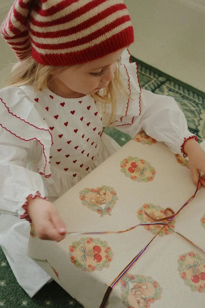 Детска шапка с вълна Konges Sløjd CHRISTMAS KNIT HAT
