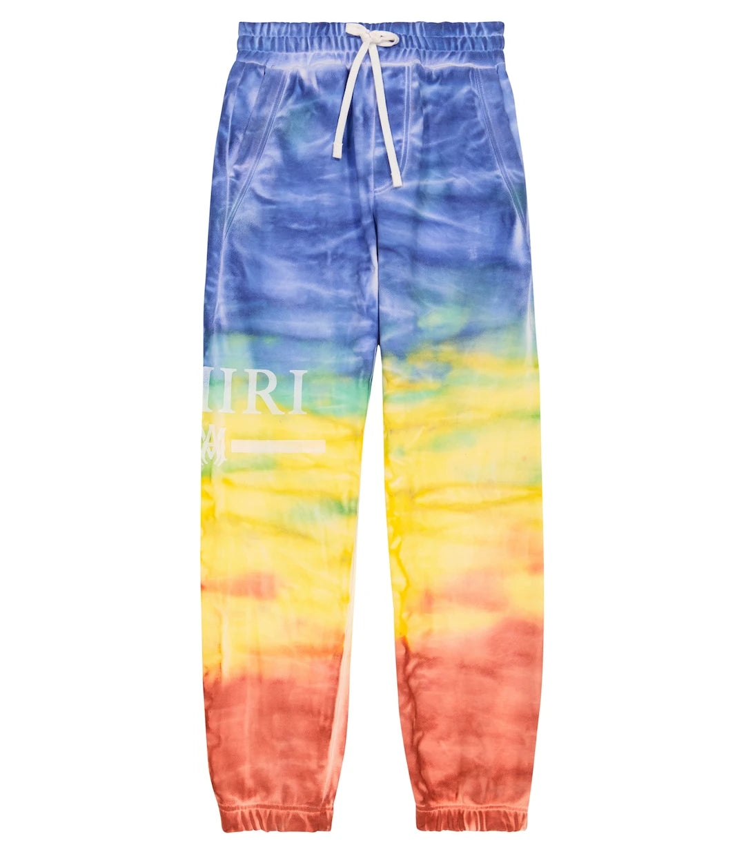 Amiri Kids - بنطلون رياضي قطني مصبوغ بنمط Tie-dye