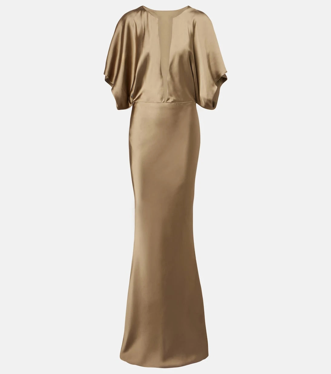 Norma Kamali - Obie satin gown
