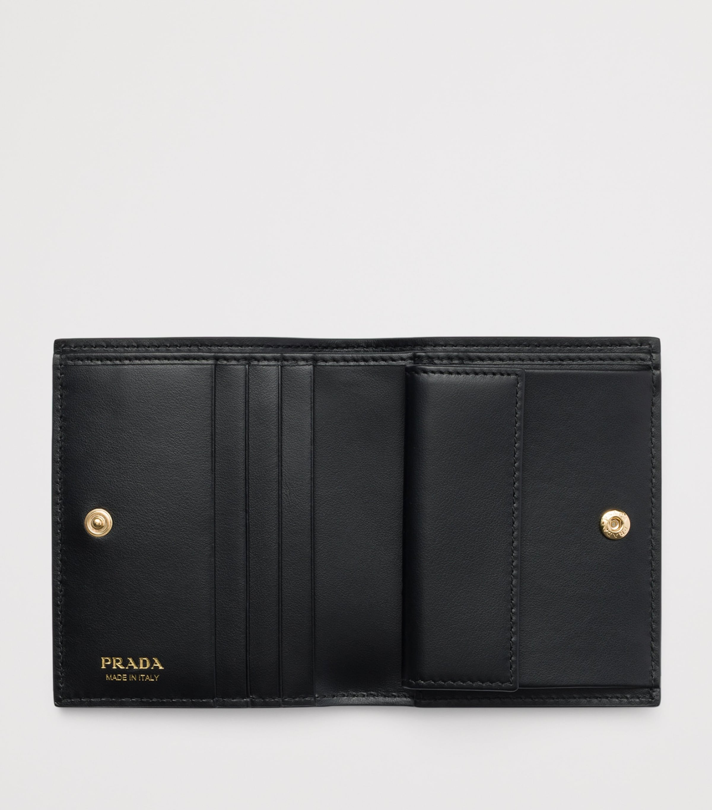Prada Black Small Leather Wallet