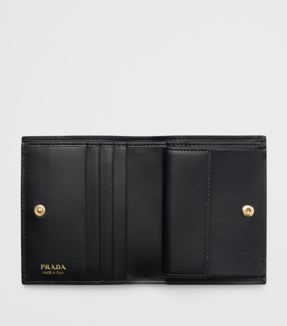 Prada Black Small Leather Wallet